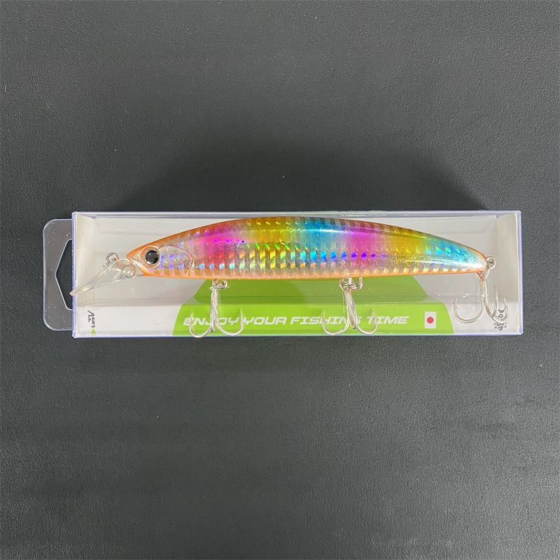 Ima 130S Floating Minnow Lure – Professional Saltwater Fishing Bait