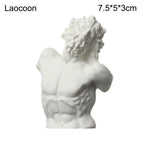Mini Greek Mythology Bust – Plaster Sculpture for Art Drawing Practice