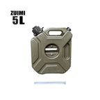 5L Plastic Fuel Canister – Lockable Backup Tank for Motorcycle SUV Storage