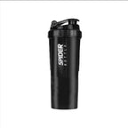 3-Layer Protein Shaker Bottle – Large Capacity Mixing Cup for Gym Exercise