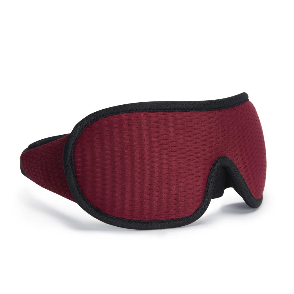 Soft 3D Contoured Eye Mask – Breathable Light Blocking for Travel Sleeping