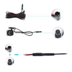 Waterproof 5-Pin Dash Cam – 170° Wide Angle Rear View Camera for Vehicles