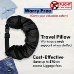Memory Foam Travel Neck Pillow – Ergonomic Support for Airplane Flights