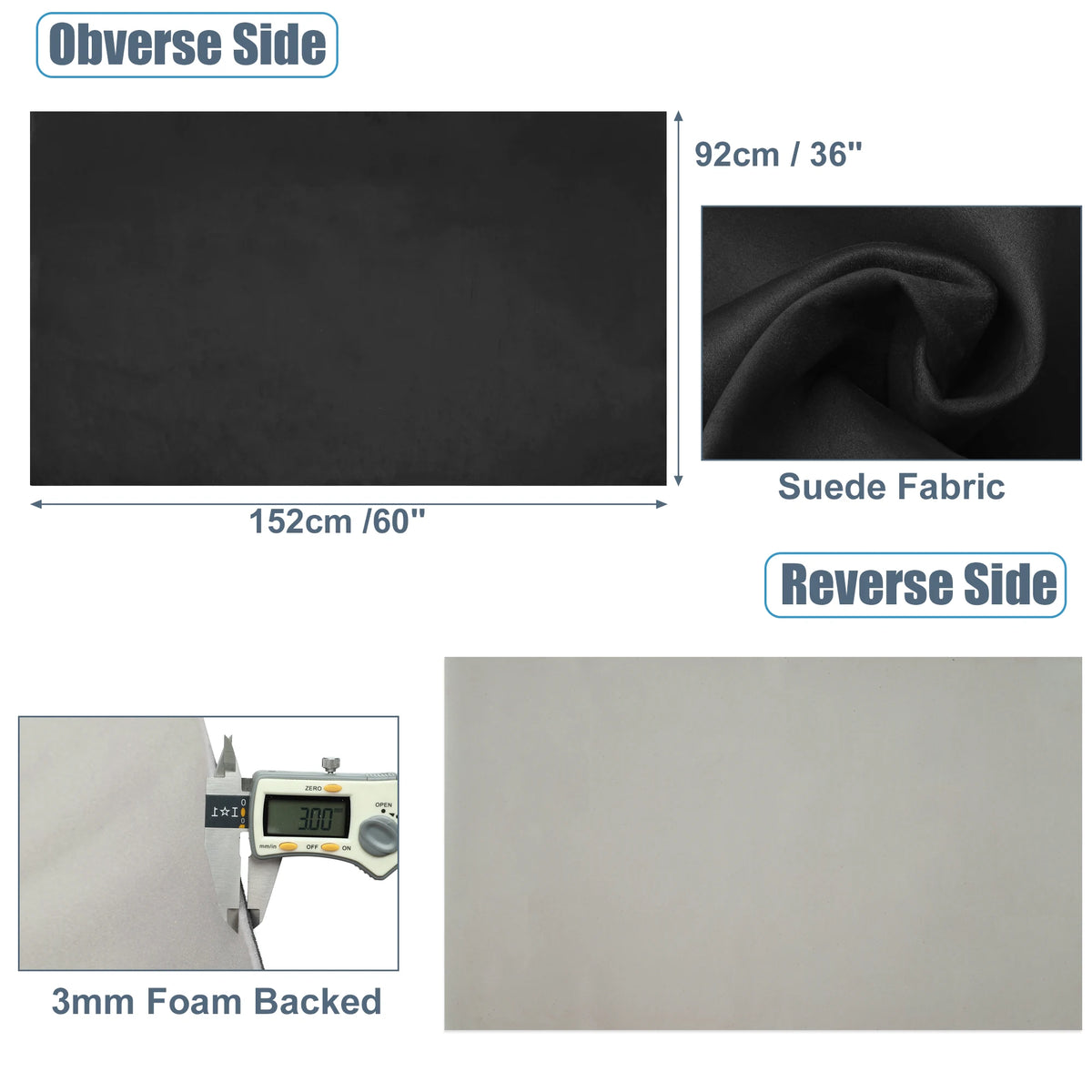 Foam Backed Suede Headliner Fabric – DIY Car Interior Repair Replacement