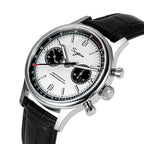 Sugess 1963 Mechanical Chronograph Watch – Sapphire Pilot Style for Men