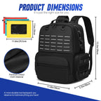Heavy Duty Tool Backpack – Portable Organizer for Electricians and Plumbers