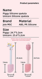 Silicone Unicorn Spatula – Heat-Resistant Kitchen Utensil for Baking