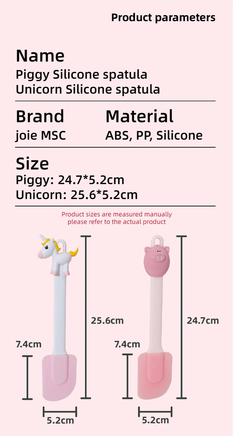 Silicone Unicorn Spatula – Heat-Resistant Kitchen Utensil for Baking