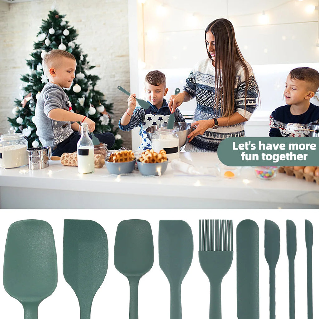 Silicone Spatula Set – Heat Resistant Non-Stick Tools for Baking and Cooking