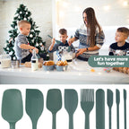 Silicone Spatula Set – Heat Resistant Non-Stick Tools for Baking and Cooking