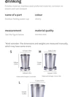 Stainless Steel Telescopic Cup – Portable Folding Drinkware for Camping