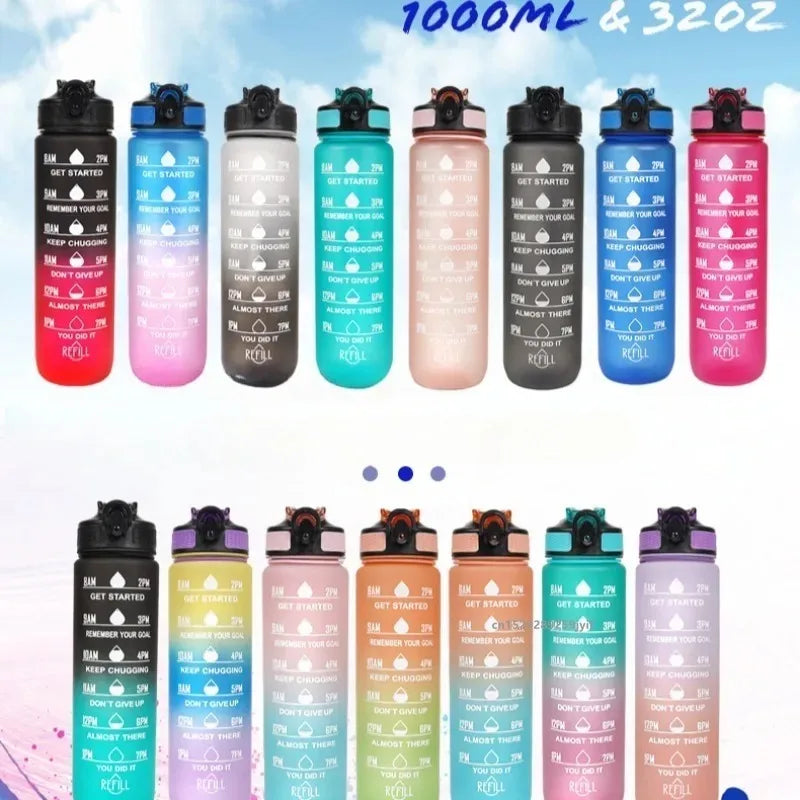 1L Portable Water Bottle – Leakproof Sport Container for Gym and Travel
