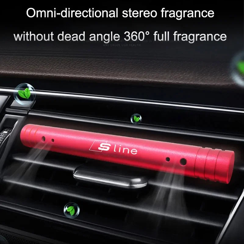 Car Air Vent Perfume Clip – S-Line Logo Aromatherapy Diffuser for Audi Owners