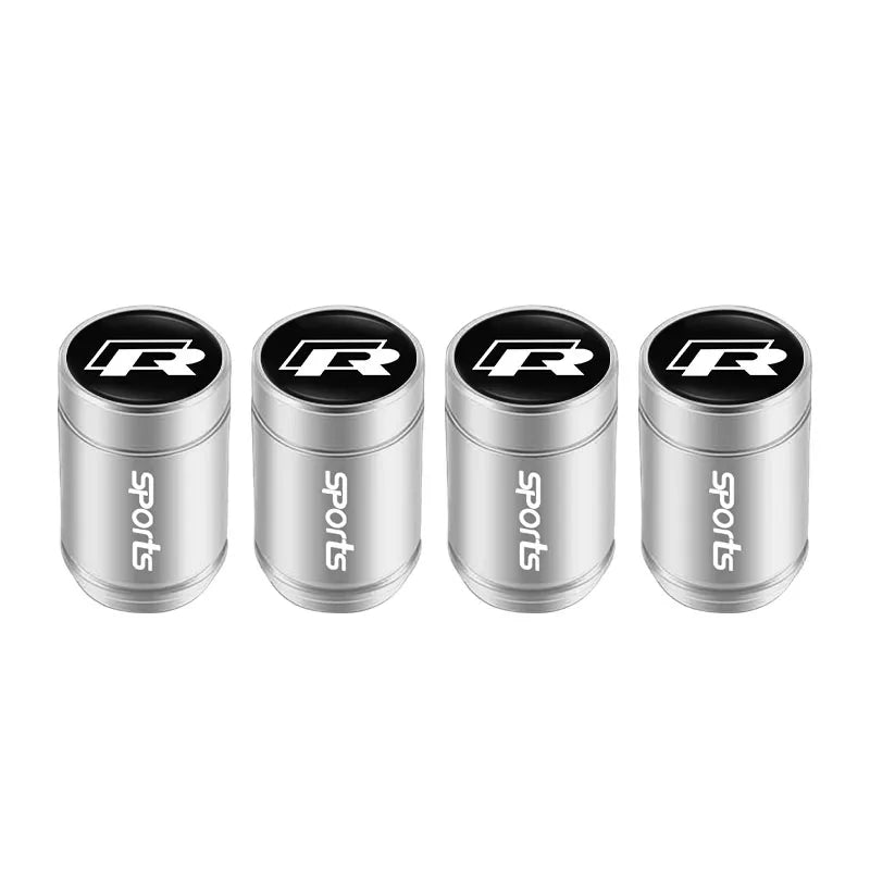 Alloy Tire Valve Caps – Dust Cover Accessories for Volkswagen Car Wheels