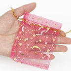 Organza Drawstring Gift Bags – 10x12cm Mesh Pouches for Wedding Party Favors