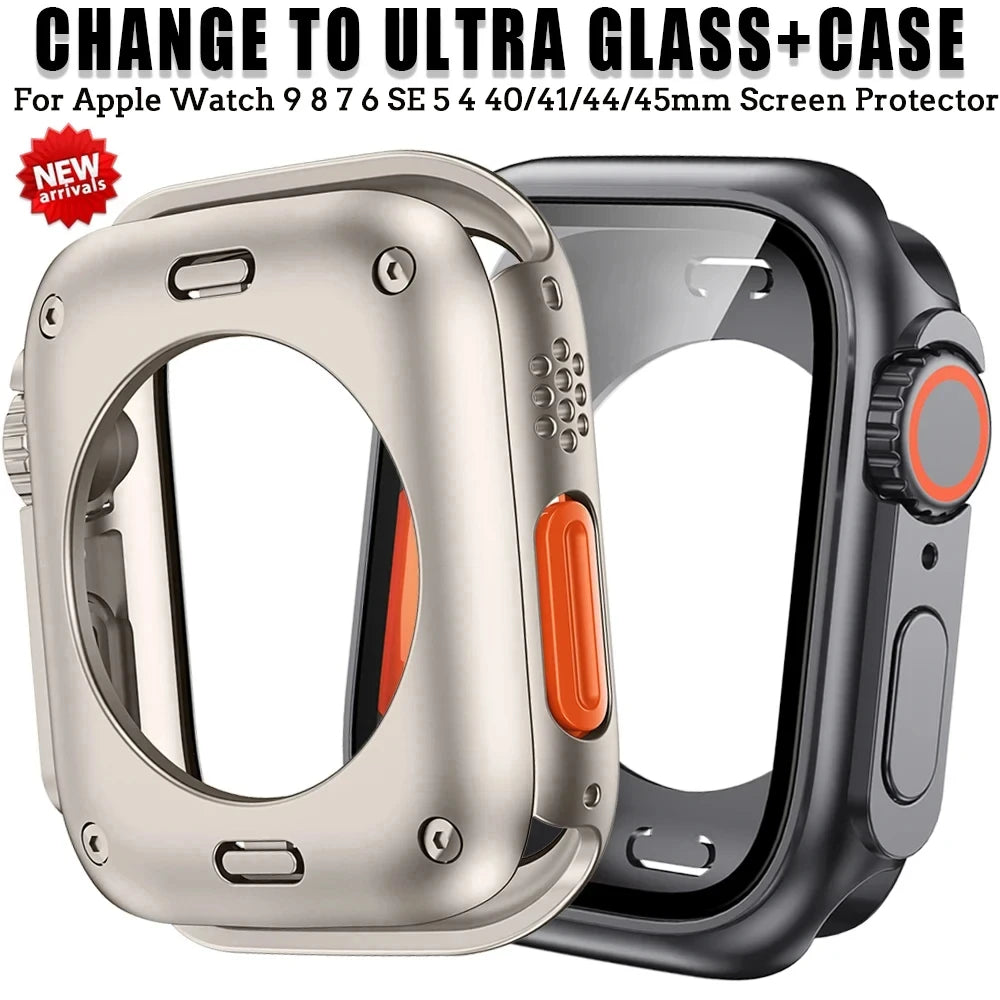 Hard PC Watch Bumper Case – Protective Screen Cover for Apple Watch Series