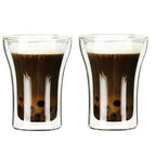 Double-Layer Glass Coffee Mug – Heat Resistant Cup for Espresso and Tea