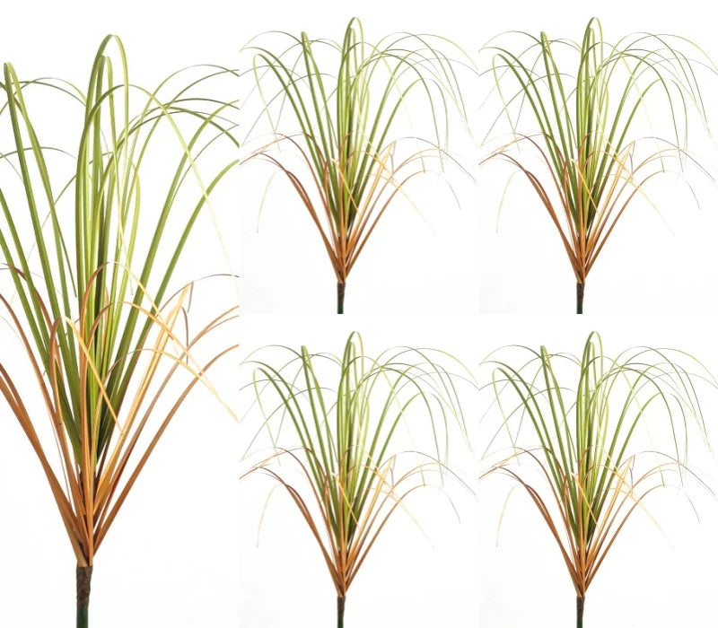 Artificial Onion Grass Bushes – Faux Reeds for Home and Garden Decor