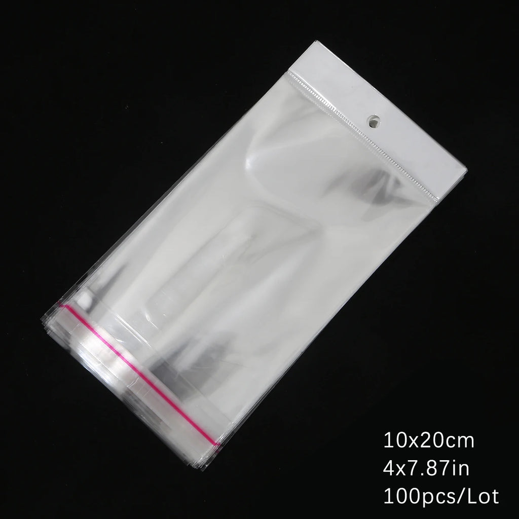 Self-Sealing Cellophane Bags – Transparent Adhesive Packaging for Gifts and Treats
