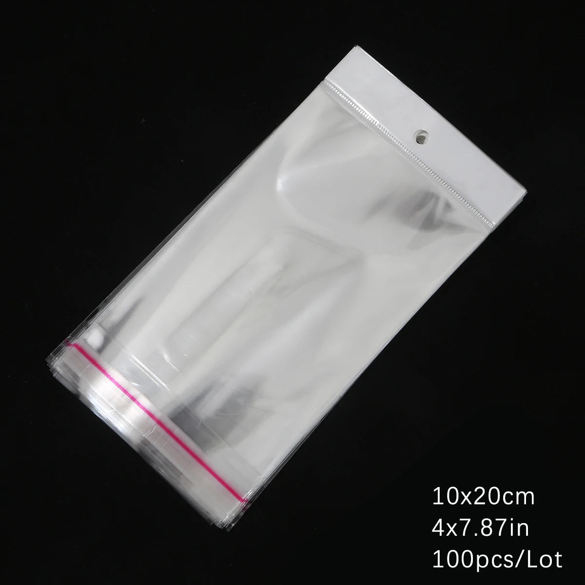 Self-Sealing Cellophane Bags – Transparent Adhesive Packaging for Gifts and Treats