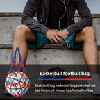 Sports Ball Mesh Bag – Adjustable Carrying Net for Basketball and Soccer