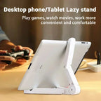 Foldable Tablet Stand – Adjustable Desktop Holder for iPad and Smartphones