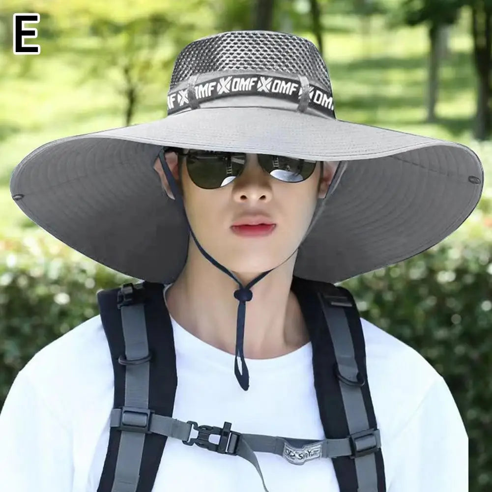 Breathable Mesh Sun Hat – Unisex UV Protection for Fishing and Hiking