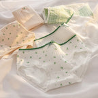 Floral Cotton Briefs – Breathable Women's Seamless Underwear for Daily Wear
