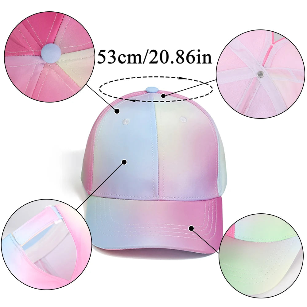 Adjustable Kids Baseball Cap – Sun Protection Hat for Outdoor Summer Travel