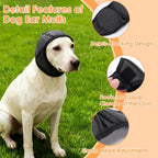 Adjustable Dog Ear Muffs – Noise Canceling Calming Headcover for Anxiety