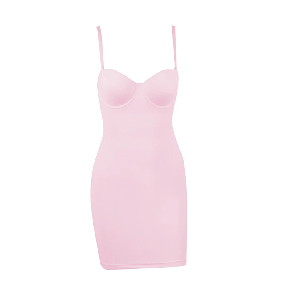 Full Length Shapewear Slip – Nude Tube Dress Body Shaper for Women