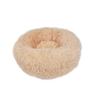 Round Plush Pet Bed – Soft Warm Sleeping Mat for Large Dogs and Cats