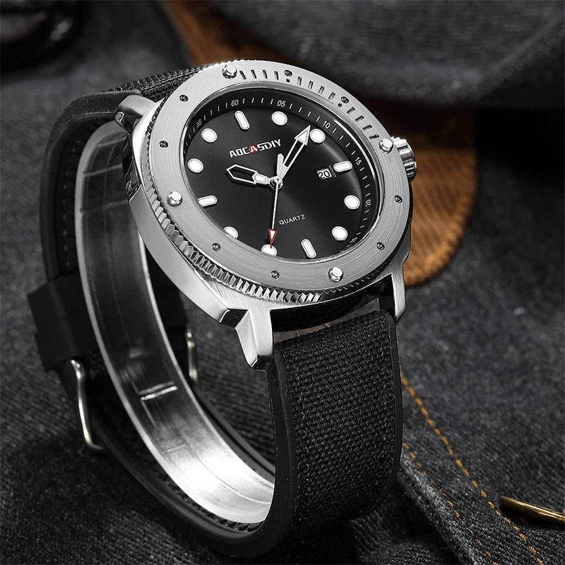 Luxury Chronograph Wristwatch – Waterproof Luminous Calendar for Men