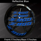 Reflective Motorcycle Rim Stripes – Wheel Hub Decals for Kawasaki Z900