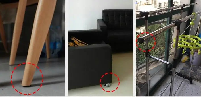 Round Steel Pipe End Caps – Protective Tubing Inserts for Furniture Legs