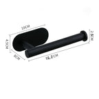 Stainless Steel Paper Towel Holder – Adhesive Wall Mount for Kitchen