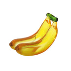 Hand Blown Glass Figurine – Yellow Crystal Fruit Paperweight for Home Decor