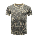 3D Camouflage T-Shirt – Oversized Short Sleeve Tee for Outdoor Sports
