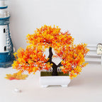 Artificial Potted Bonsai Tree – Zen Miniature Plant for Home Desk Decor