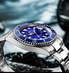 ADDIESDIVE Quartz Dive Watch – Stainless Steel Ceramic Bezel for Scuba Diving