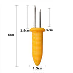 Stainless Steel Corn Holders – Skewers for Outdoor Barbecue and Camping