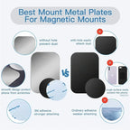Metal Adhesive Plates – Replacement Iron Discs for Magnetic Phone Car Mounts