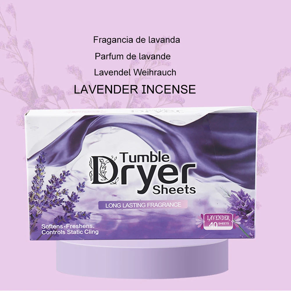 Tumble Dryer Sheets – Long-Lasting Fragrance for Static Reduction Laundry