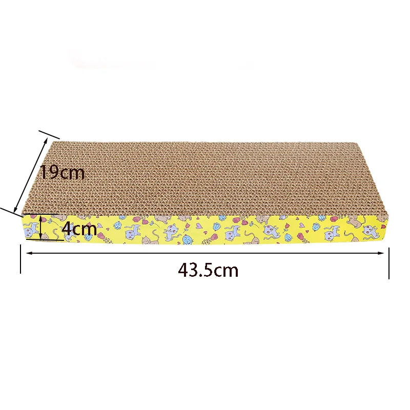 Corrugated Cardboard Cat Scratcher – Durable Claw Sharpening Pad for Cats