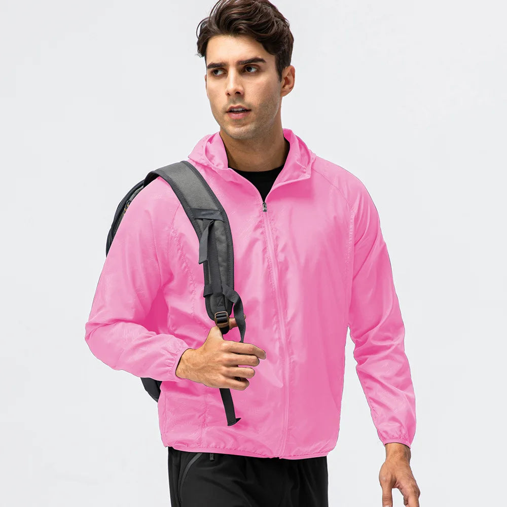 Waterproof Windbreaker Jacket – Sun Protection for Outdoor Hiking and Fishing