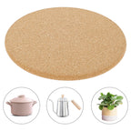 Round Cork Pot Holder – Heat Resistant Trivet Mat for Kitchen Worktop Protection