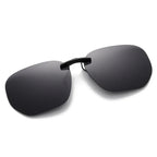 Polarized Clip-On Sunglasses – Square UV400 Lenses for Driving and Fishing