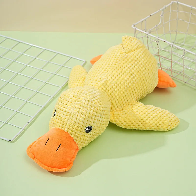Plush Sleeping Duck Dog Toy – Bite Resistant Teeth Grinding for All Breeds