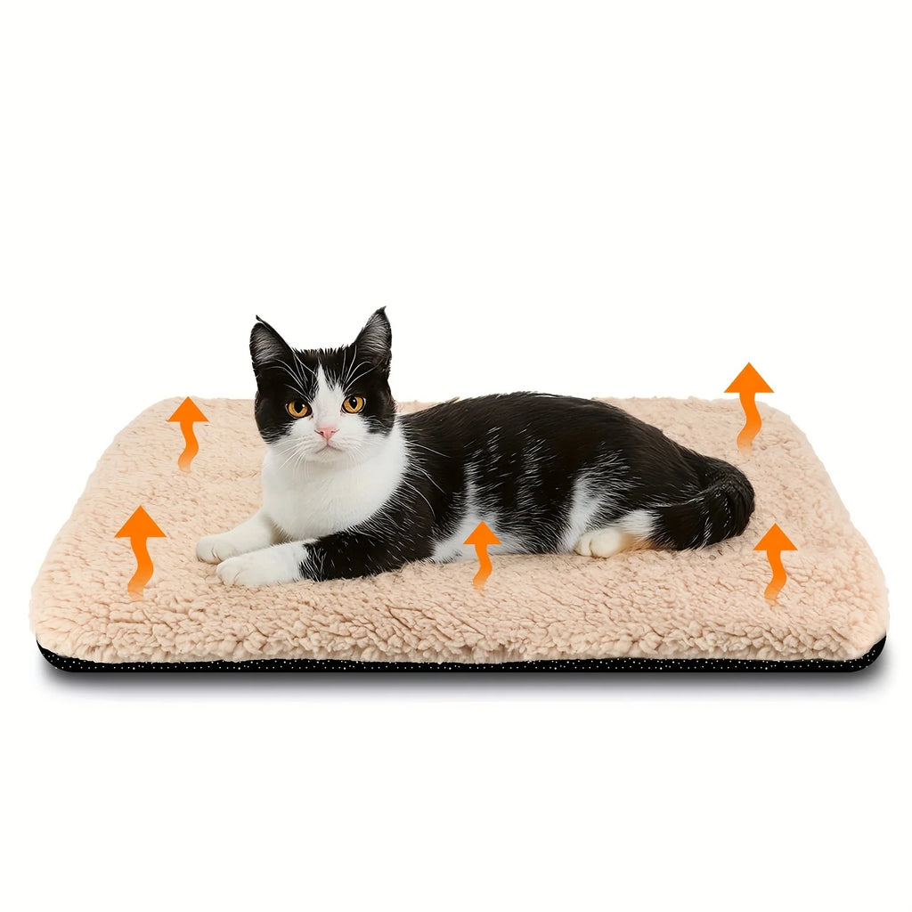 Self-Warming Pet Pad – Thermal Bed Mat for Cats and Dogs in Winter
