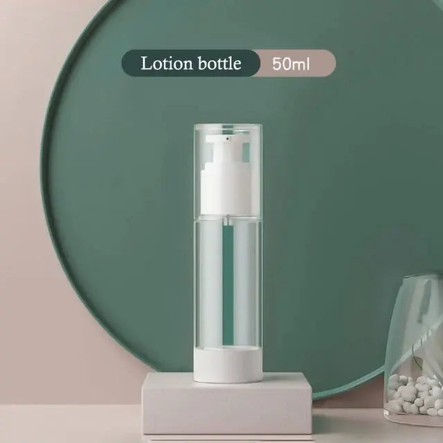 Vacuum Pump Travel Bottles – Refillable Containers for Toiletries and Lotions